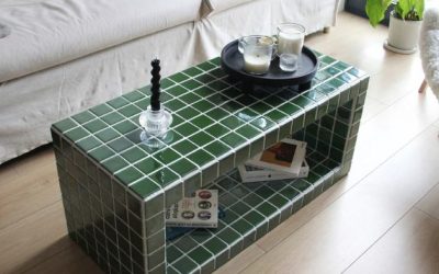 DIY: Maak je eigen salontafel of pilaar met keramische tegels